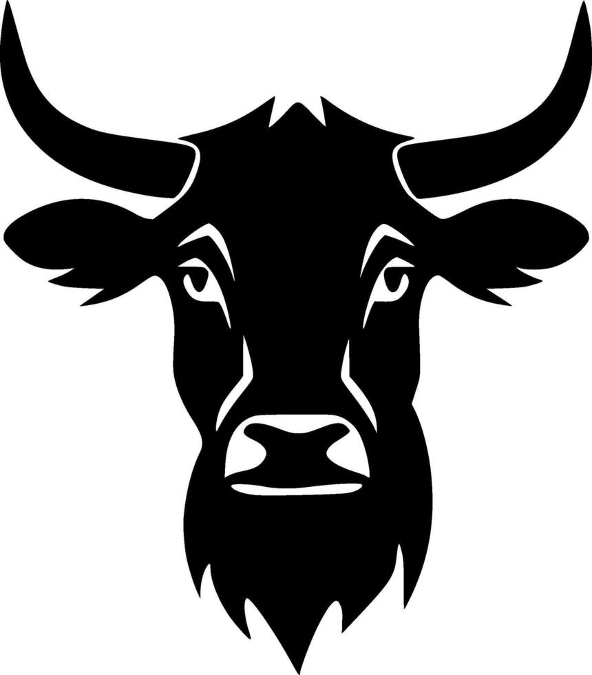 Highland Cow - High Quality Vector Logo - Vector illustration ideal for T-shirt graphic