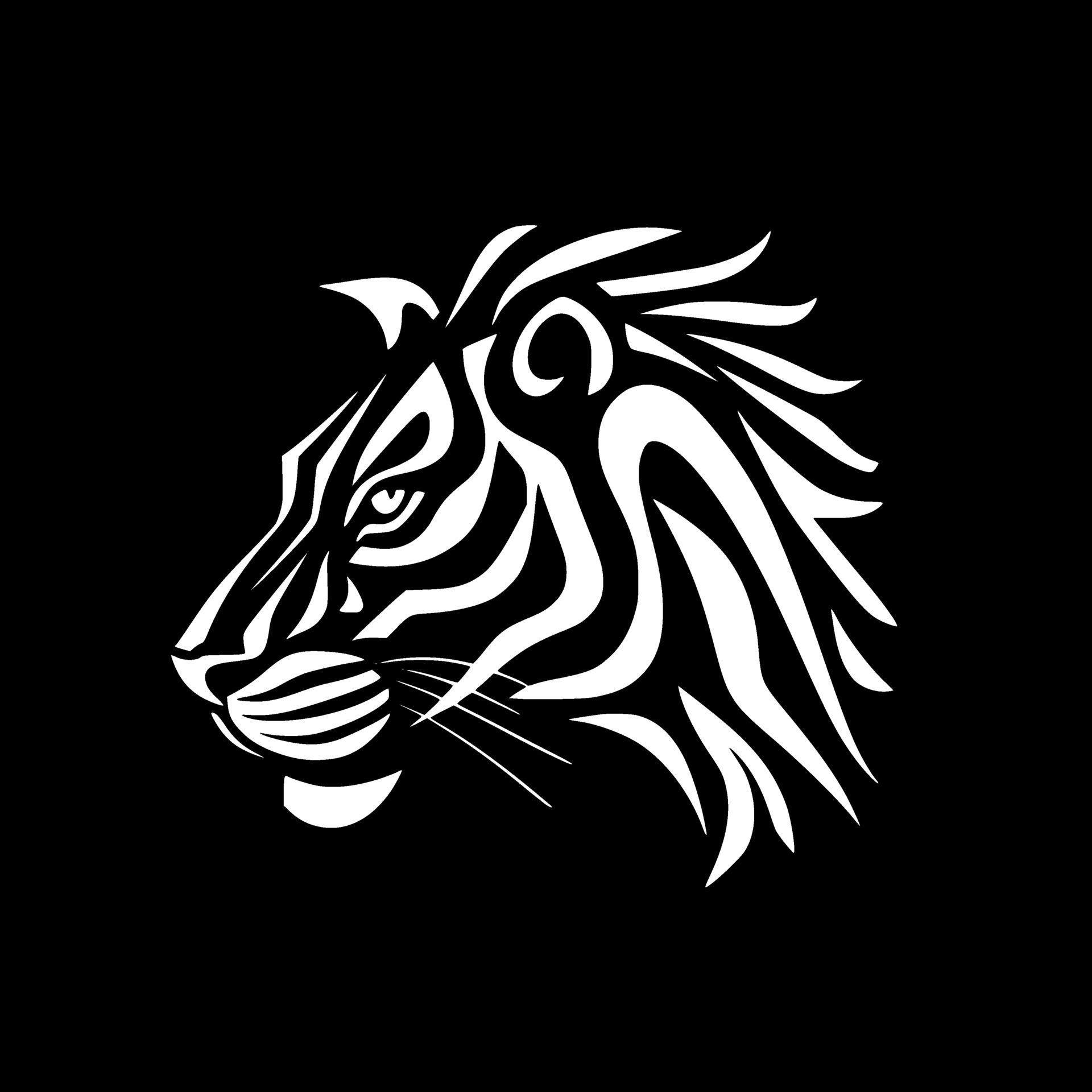 Animal, Black and White Vector illustration 42371359 Vector Art at Vecteezy