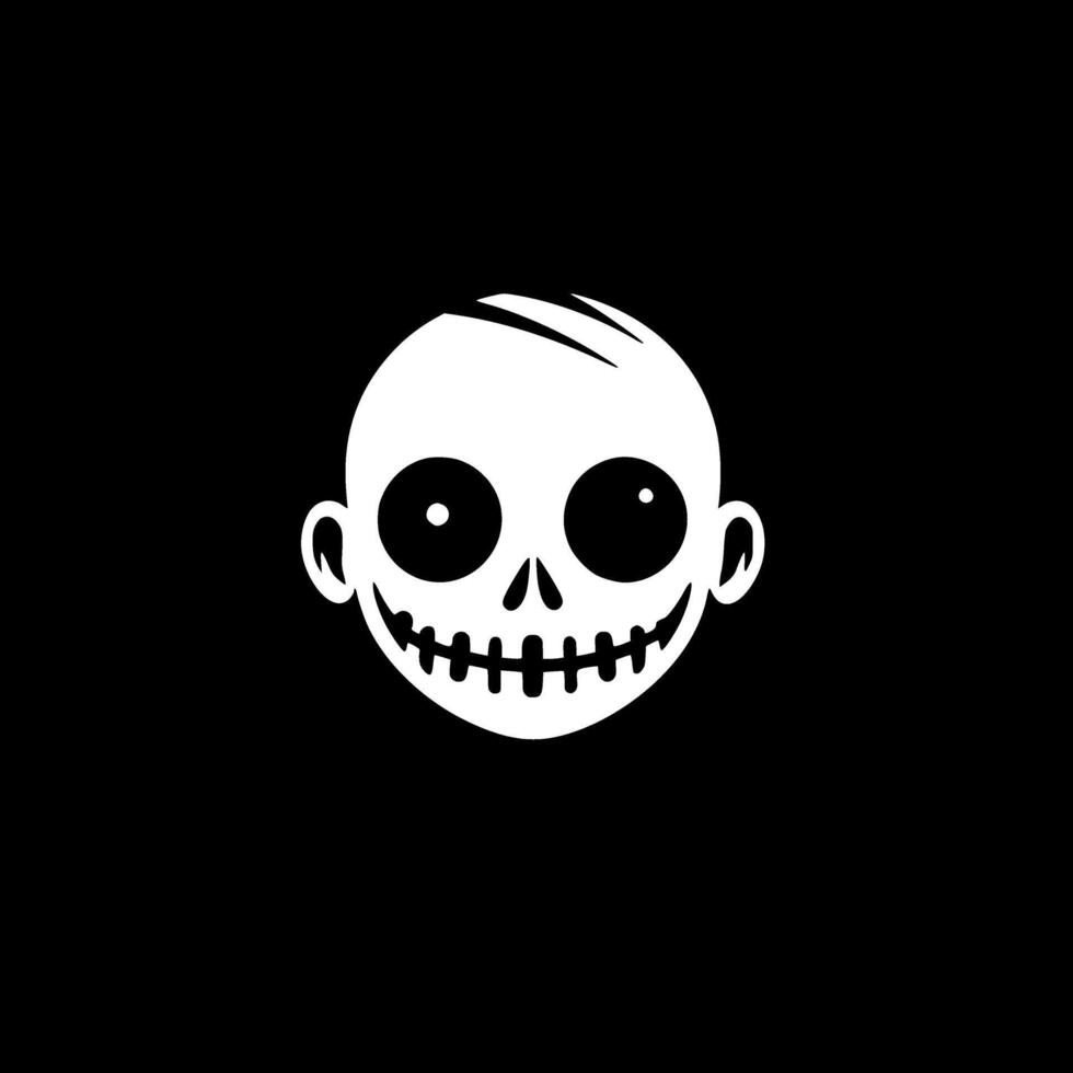 Halloween, Black and White Vector illustration