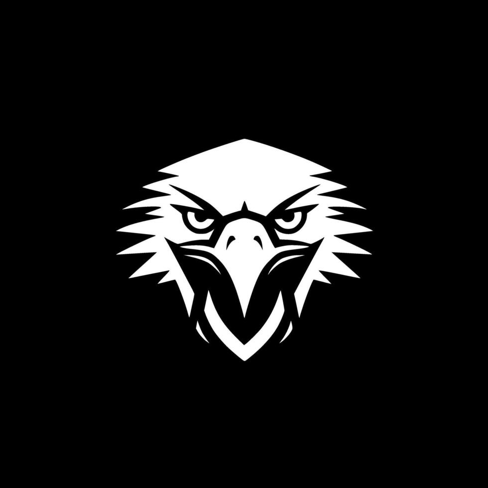 águila - minimalista y plano logo - vector ilustración