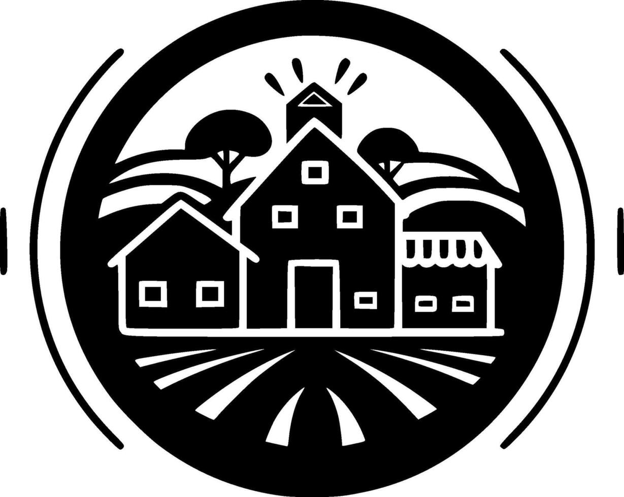 Farm - High Quality Vector Logo - Vector illustration ideal for T-shirt graphic