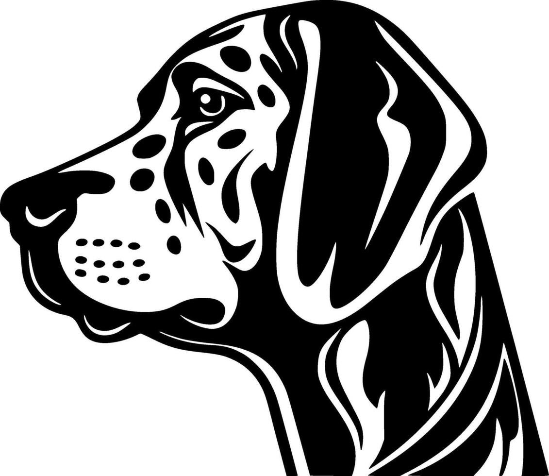Dalmatian, Minimalist and Simple Silhouette - Vector illustration