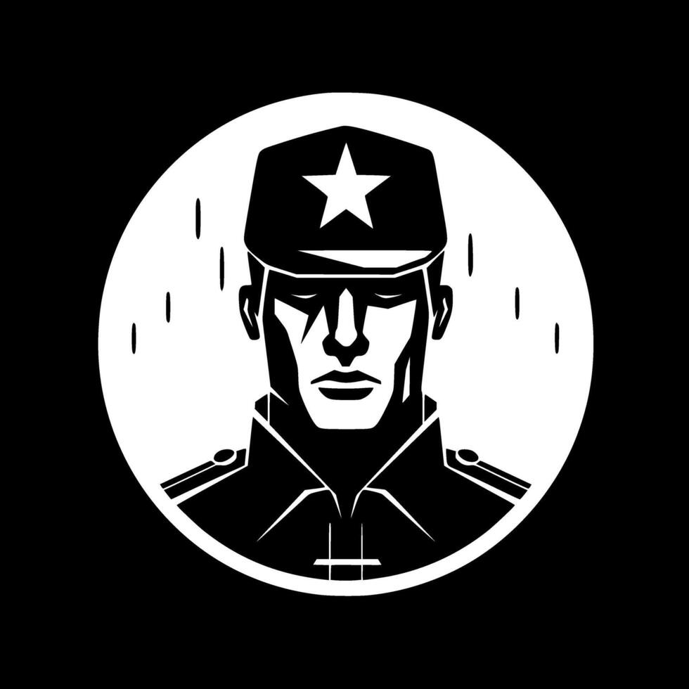 Military, Minimalist and Simple Silhouette - Vector illustration