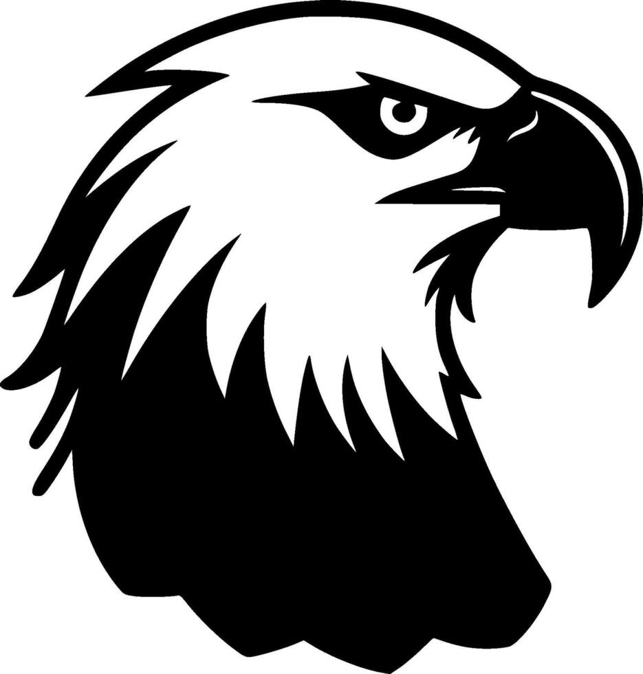 Eagle, Minimalist and Simple Silhouette - Vector illustration