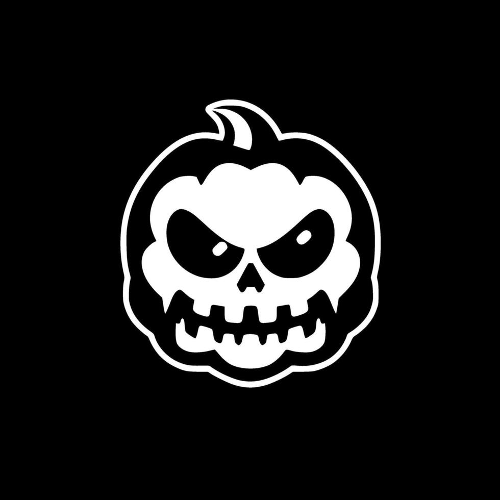 Halloween, Minimalist and Simple Silhouette - Vector illustration