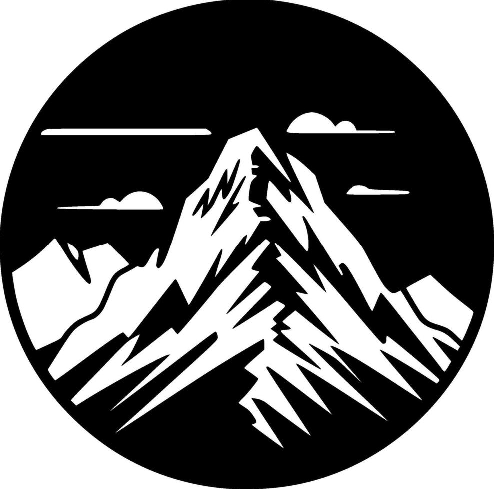 Mountains - High Quality Vector Logo - Vector illustration ideal for T-shirt graphic