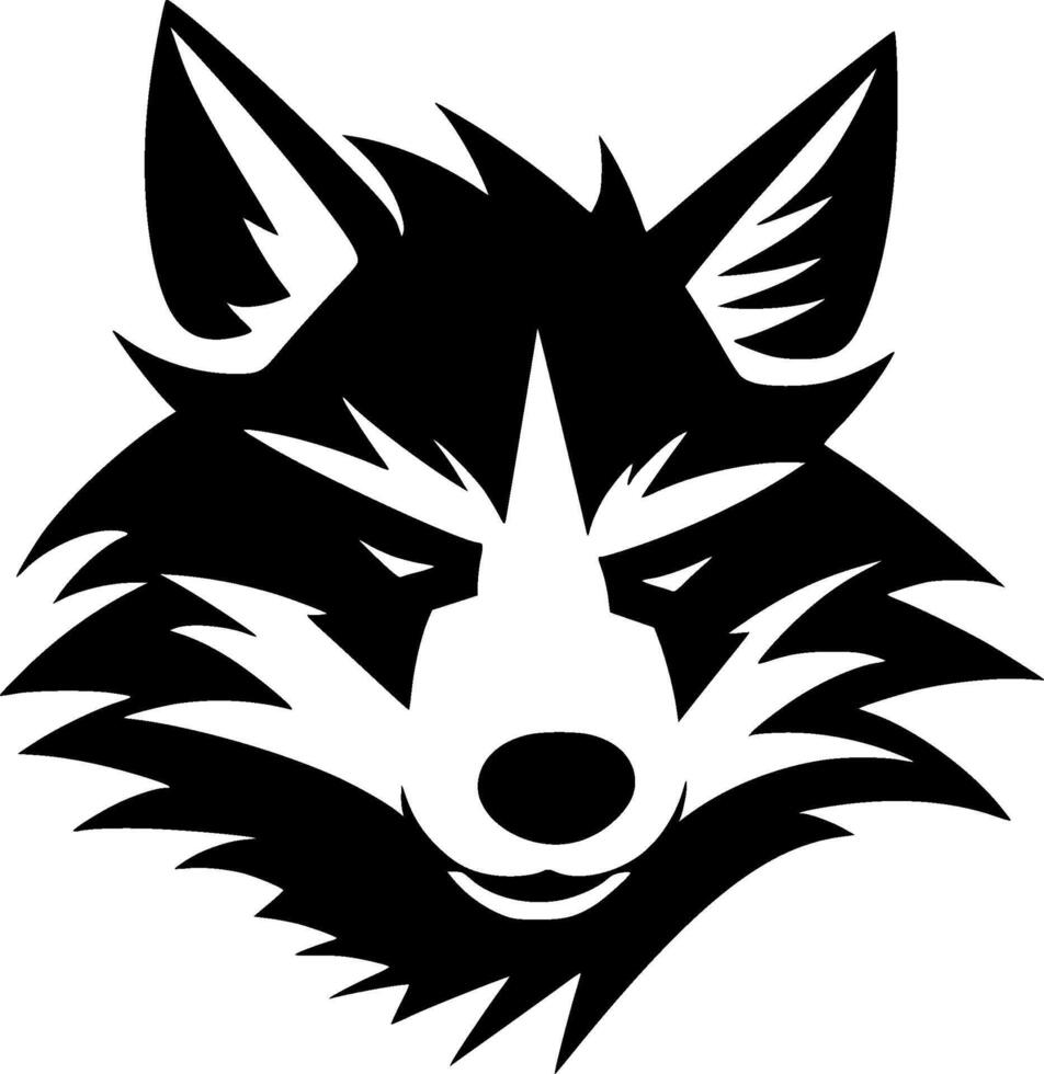 mapache - alto calidad vector logo - vector ilustración ideal para camiseta gráfico