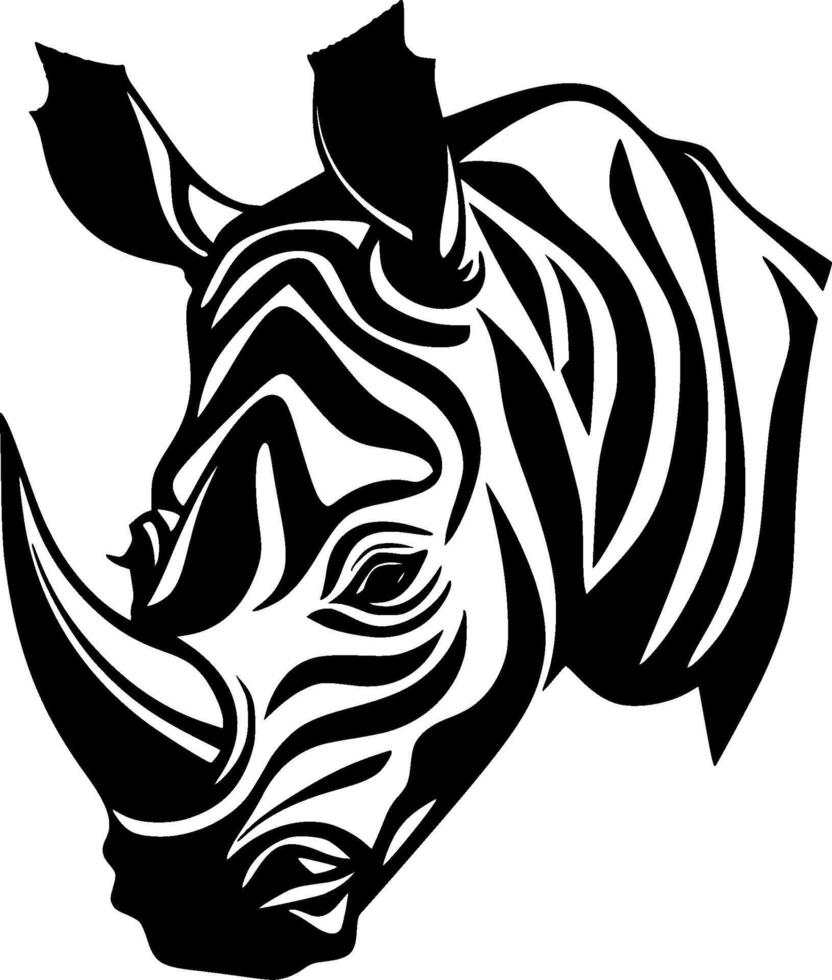 Rhinoceros - High Quality Vector Logo - Vector illustration ideal for T-shirt graphic