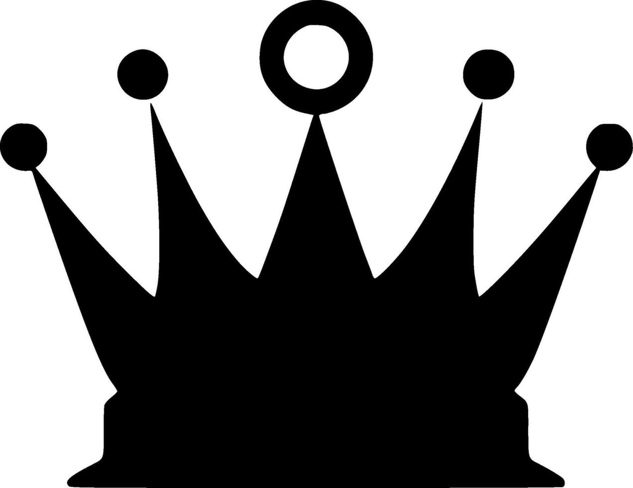 Crown - Minimalist and Flat Logo - Vector illustration