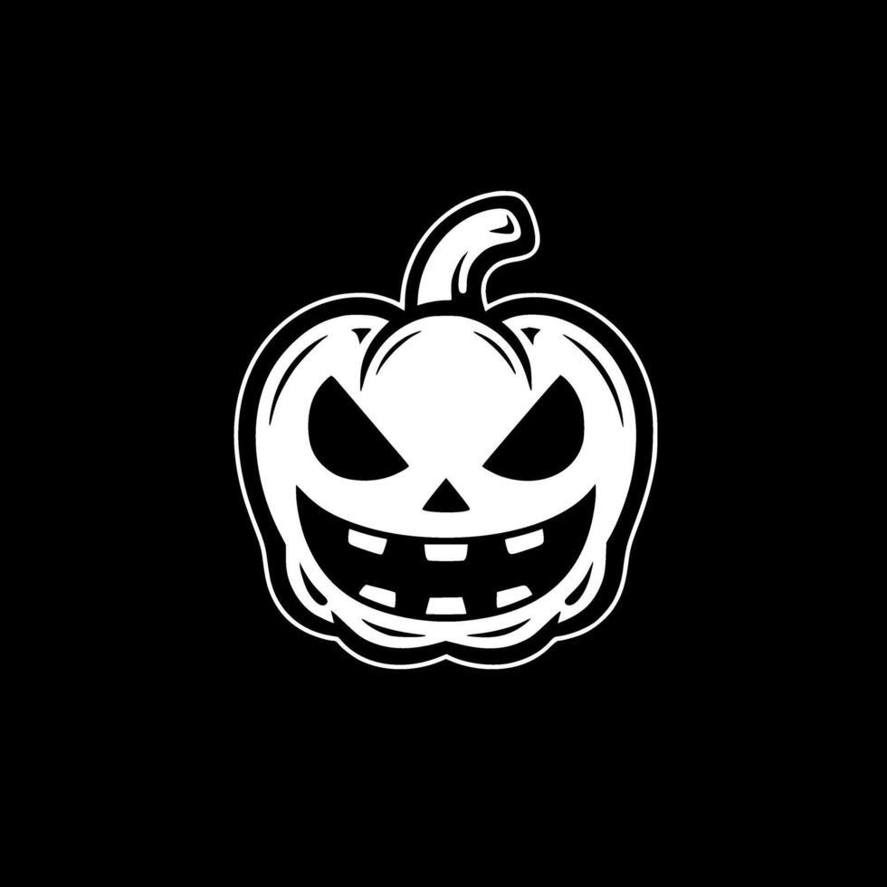Halloween, Black and White Vector illustration