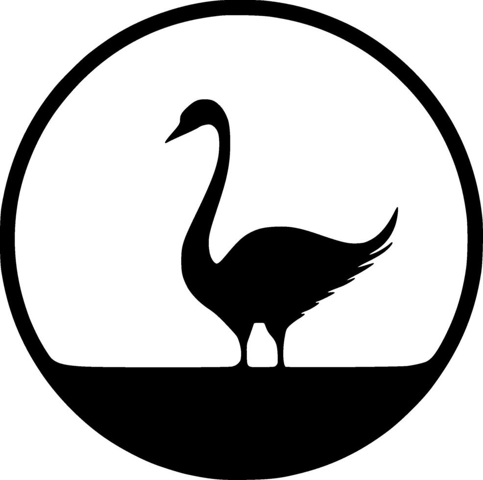 Swan - High Quality Vector Logo - Vector illustration ideal for T-shirt graphic