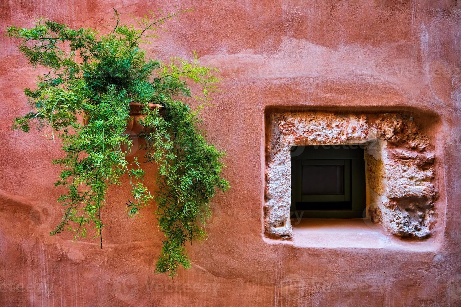 Scenic picturesque streets of Chania venetian town. Chania, Creete, Greece photo