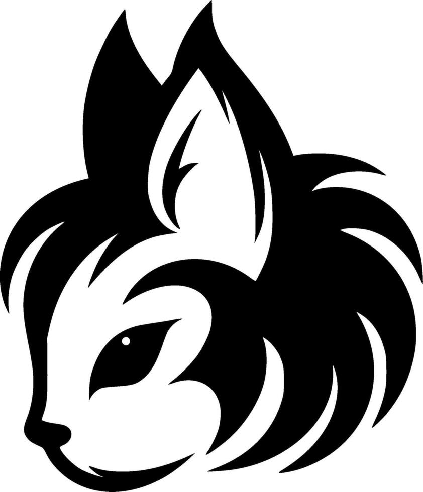 Cat, Minimalist and Simple Silhouette - Vector illustration