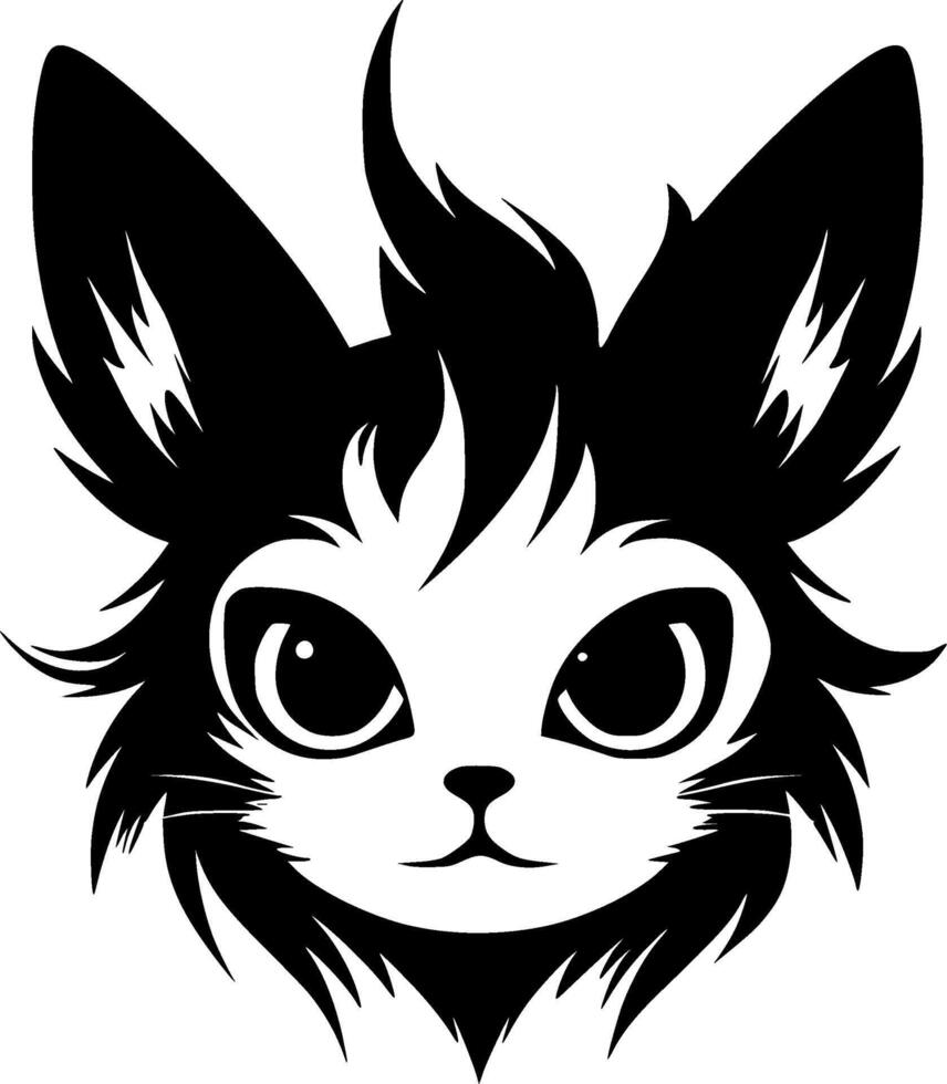 Cat, Minimalist and Simple Silhouette - Vector illustration