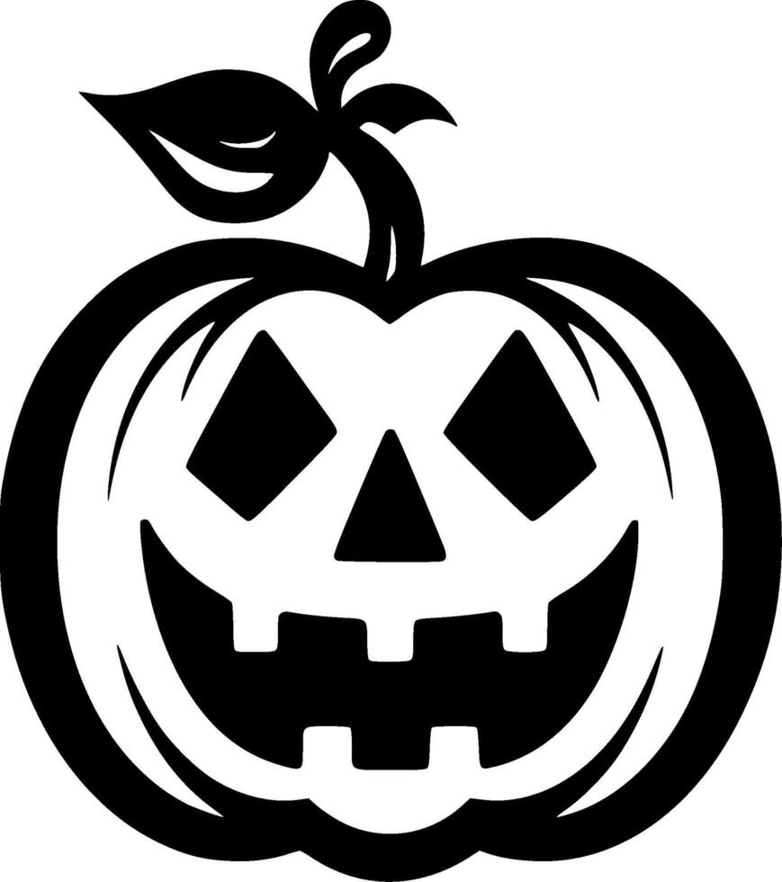 Halloween, Minimalist and Simple Silhouette - Vector illustration