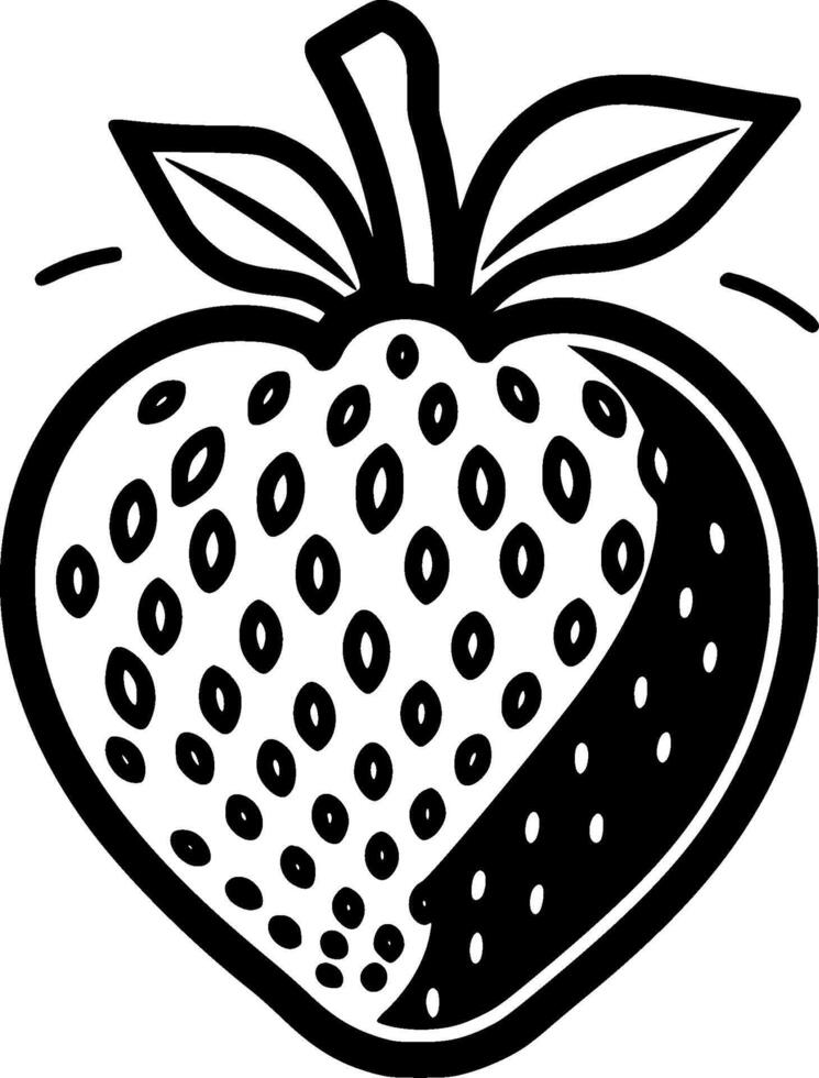 Strawberry - High Quality Vector Logo - Vector illustration ideal for T-shirt graphic