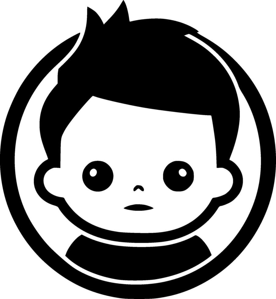 bebé - minimalista y plano logo - vector ilustración