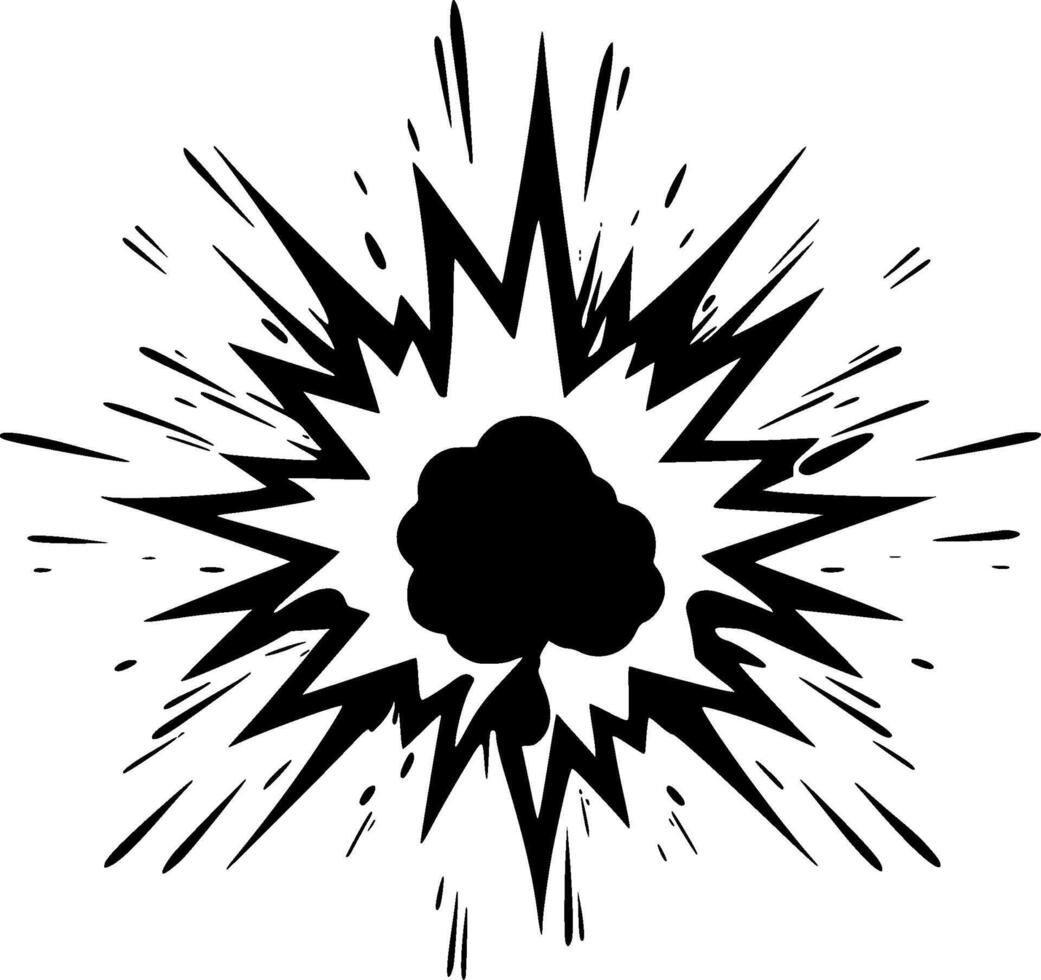 Explosion - High Quality Vector Logo - Vector illustration ideal for T-shirt graphic