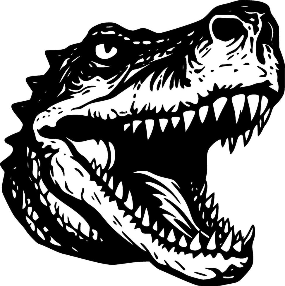 Crocodile - High Quality Vector Logo - Vector illustration ideal for T-shirt graphic