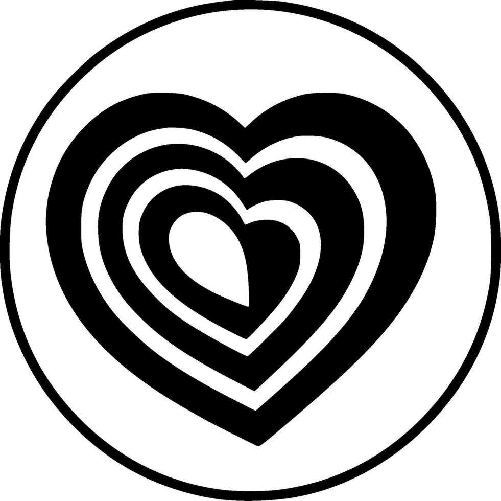 corazón - alto calidad vector logo - vector ilustración ideal para camiseta gráfico