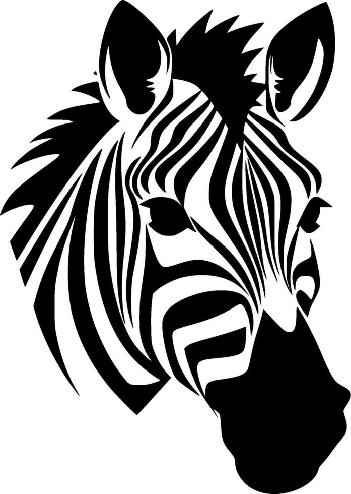 Zebra - High Quality Vector Logo - Vector illustration ideal for T-shirt graphic