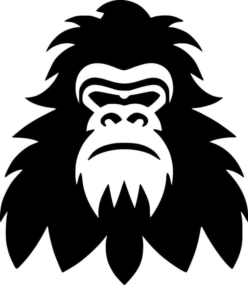 Bigfoot - Minimalist and Flat Logo - Vector illustration