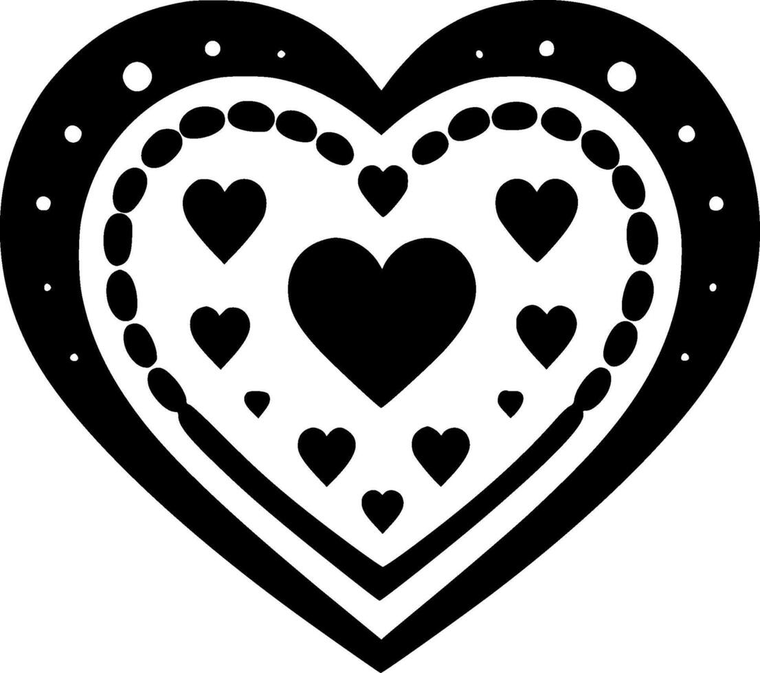Heart - Minimalist and Flat Logo - Vector illustration