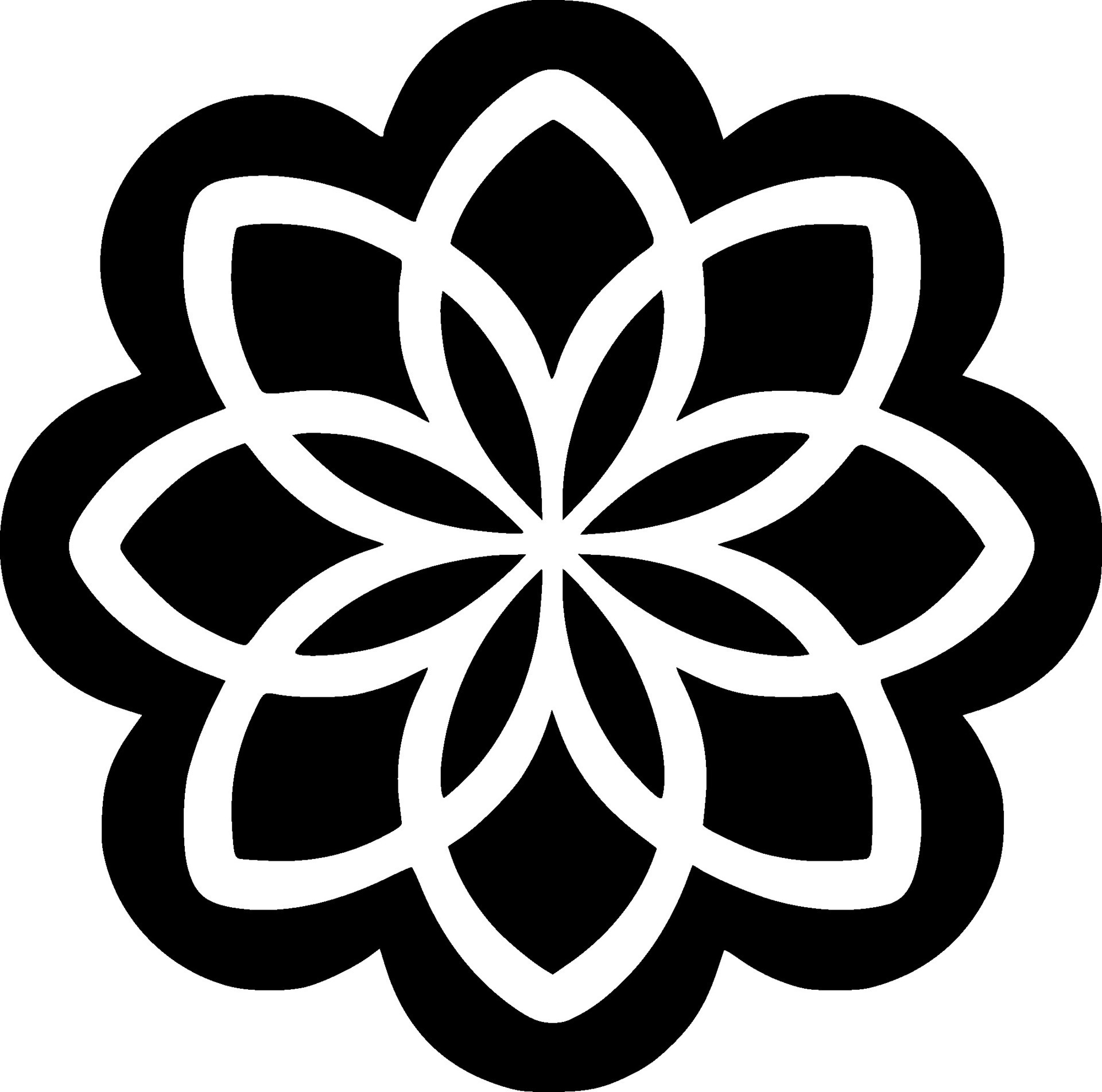 Mandala, Black and White Vector illustration 42372394 Vector Art at