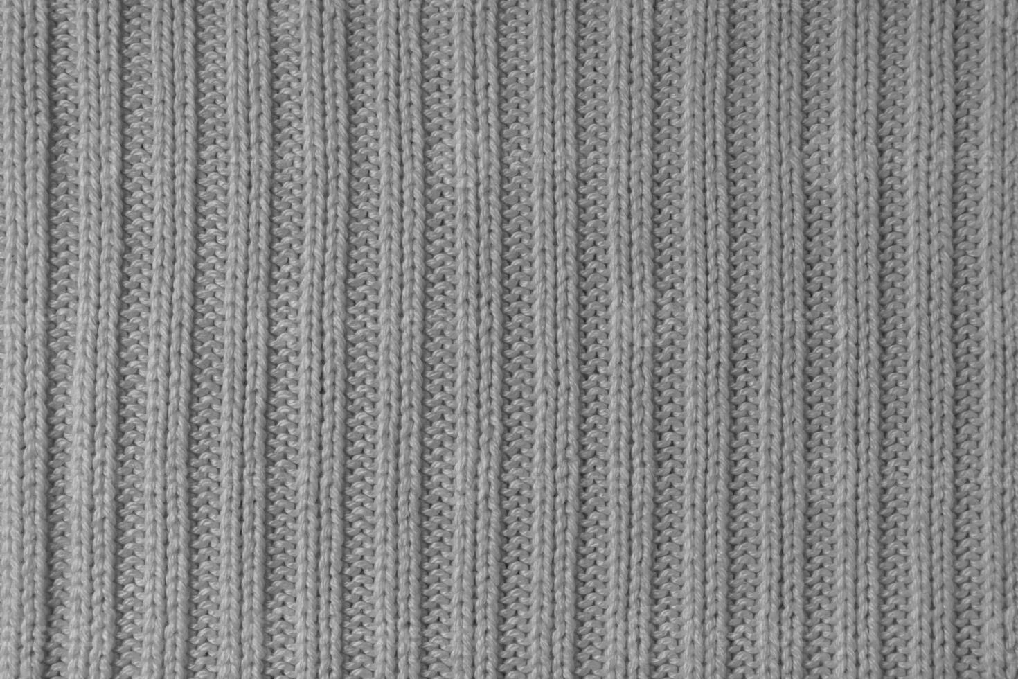 Jersey textile background , gray striped knitted fabric, cloth surface photo