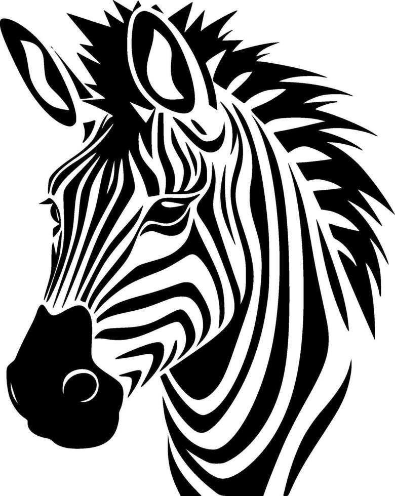 Zebra - High Quality Vector Logo - Vector illustration ideal for T-shirt graphic