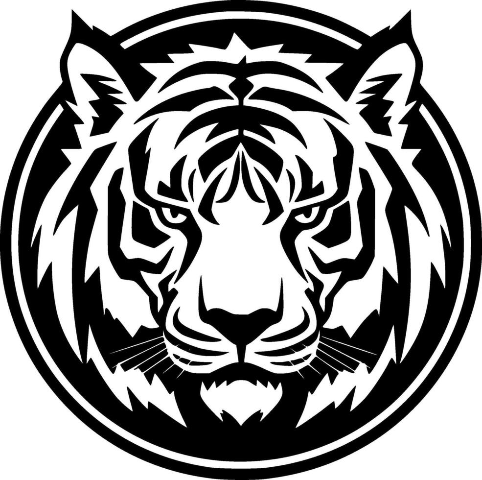 Tiger - High Quality Vector Logo - Vector illustration ideal for T-shirt graphic