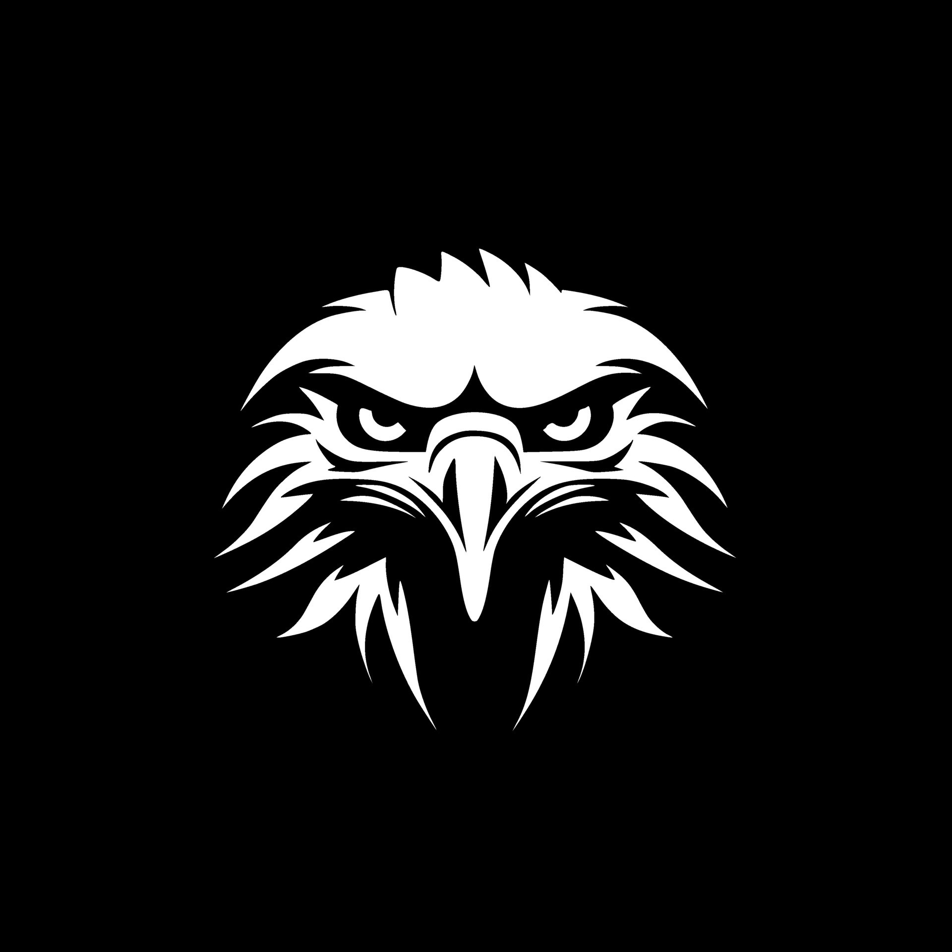 Eagle, Black and White Vector illustration 42372761 Vector Art at Vecteezy