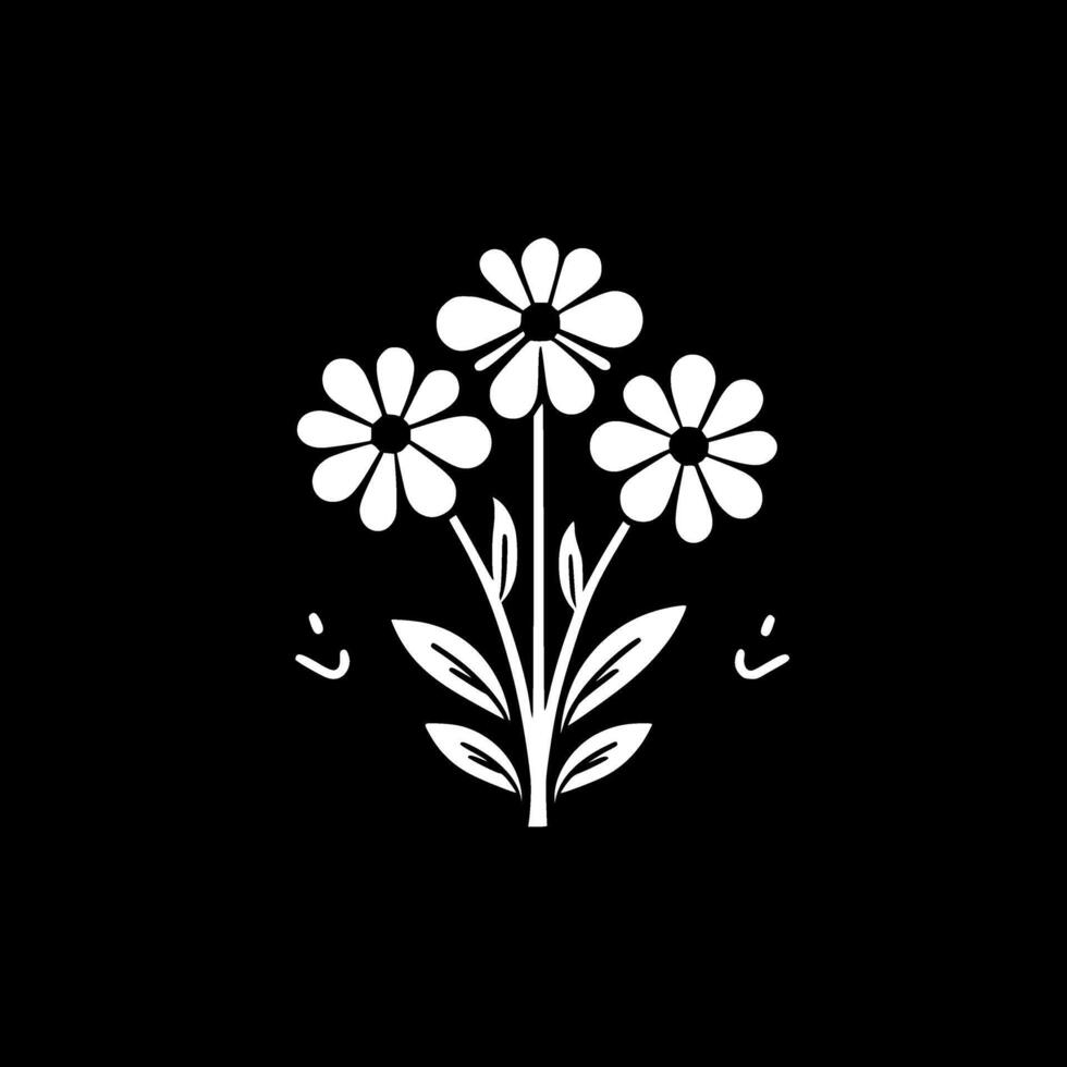 flores - minimalista y plano logo - vector ilustración