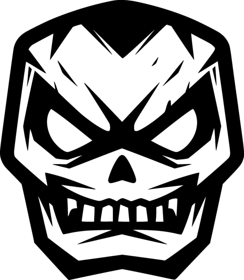Halloween - Black and White Isolated Icon - Vector illustration