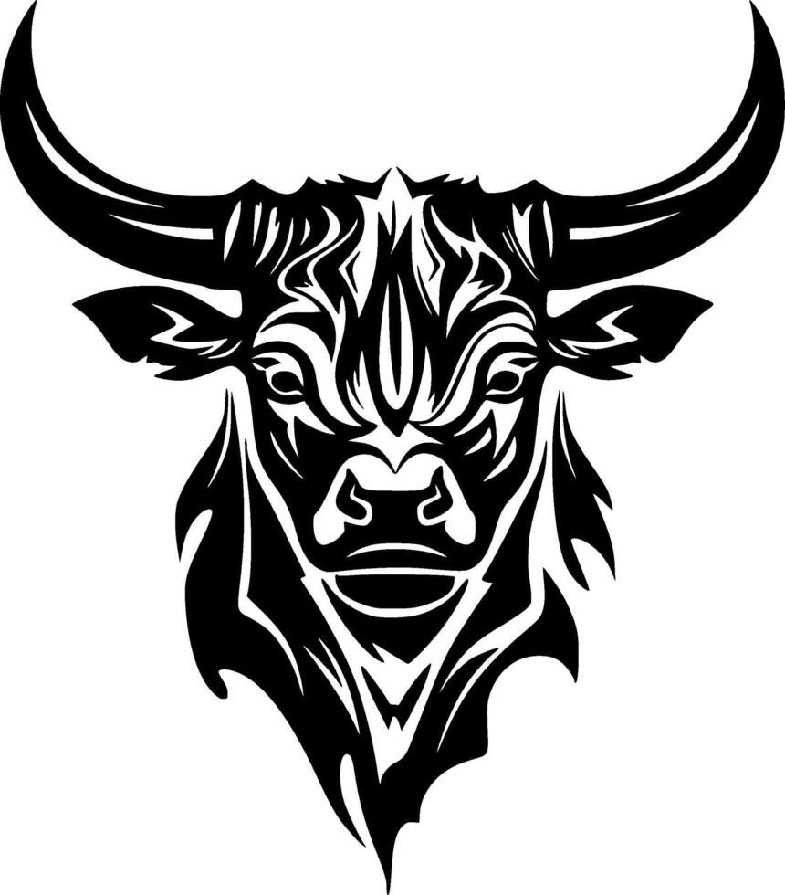 Bull - High Quality Vector Logo - Vector illustration ideal for T-shirt graphic