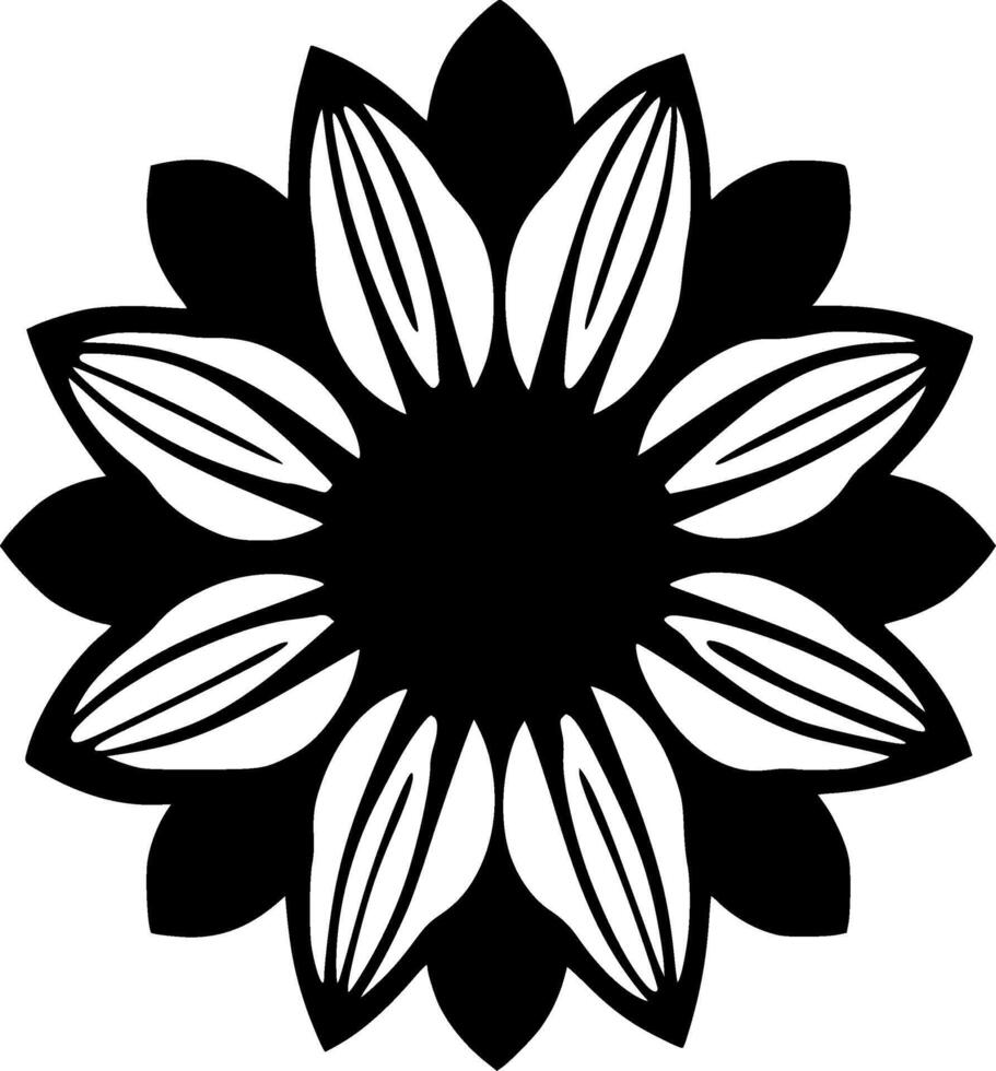 Sunflower - High Quality Vector Logo - Vector illustration ideal for T-shirt graphic