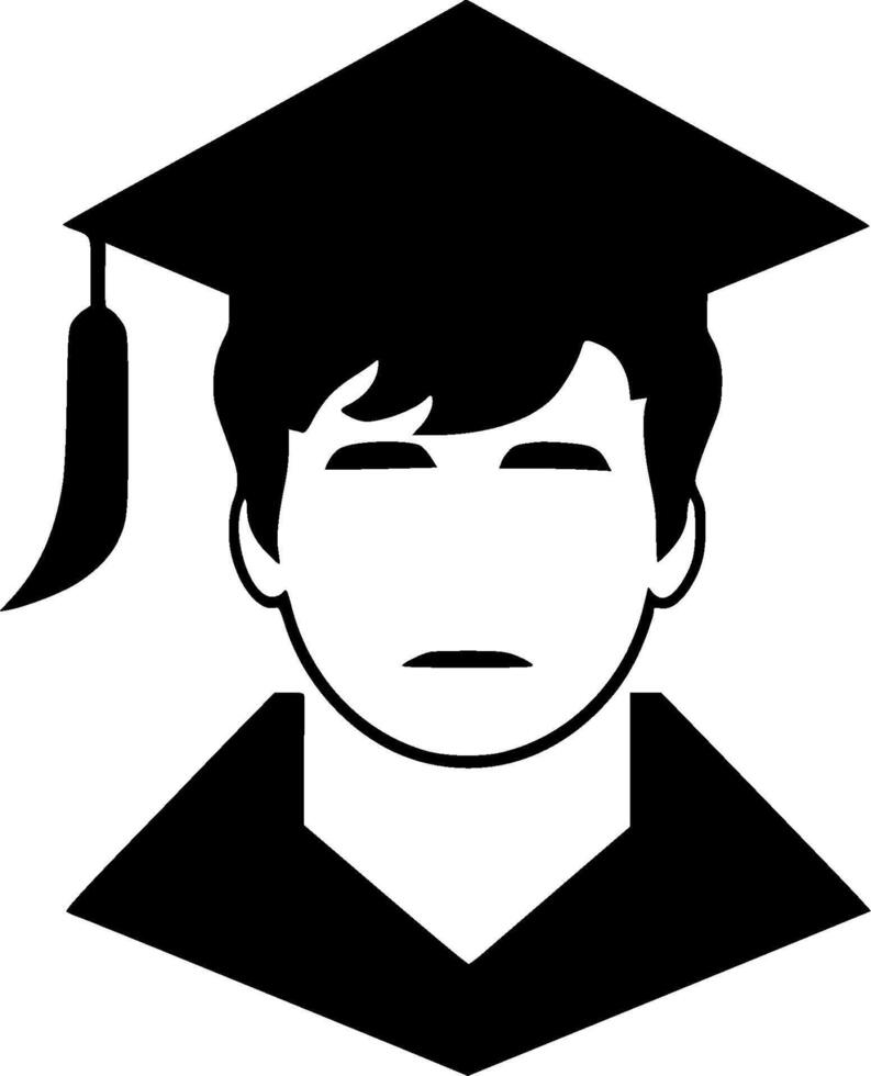 Grad - Minimalist and Flat Logo - Vector illustration