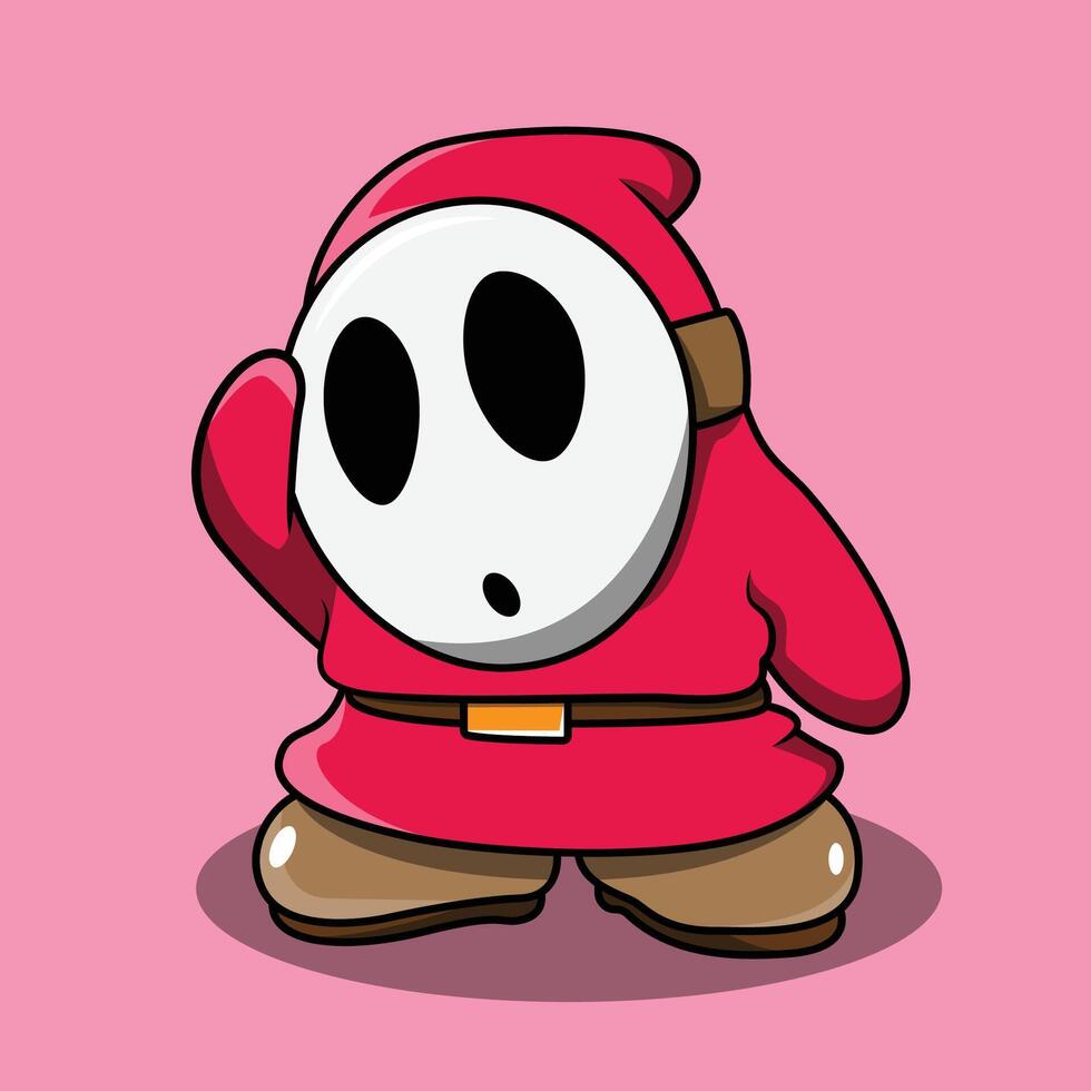 Shy Shy Guy vector