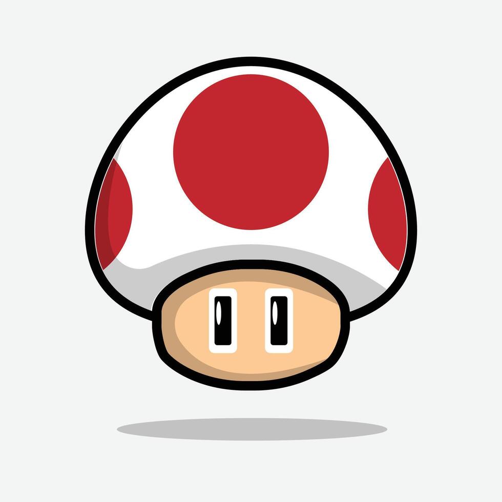 Mushroom Game Friend vector