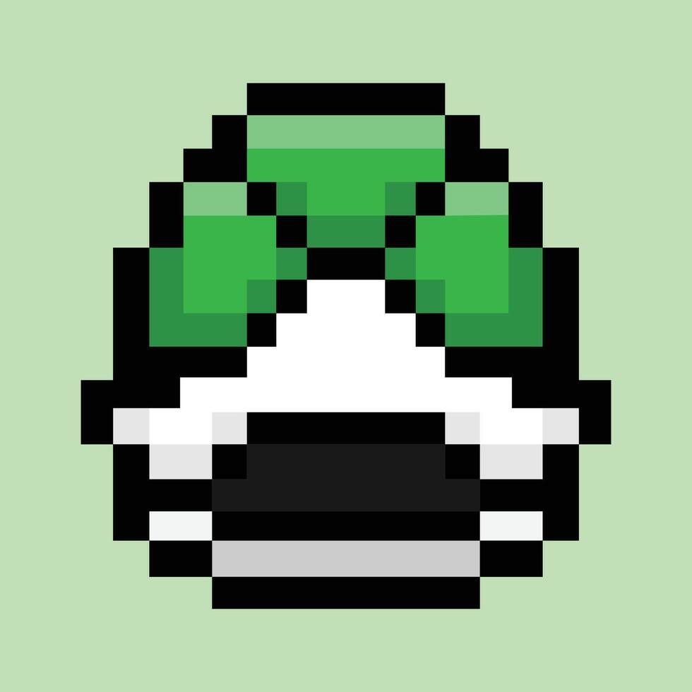Turtle Shell Enemy Pixelation vector