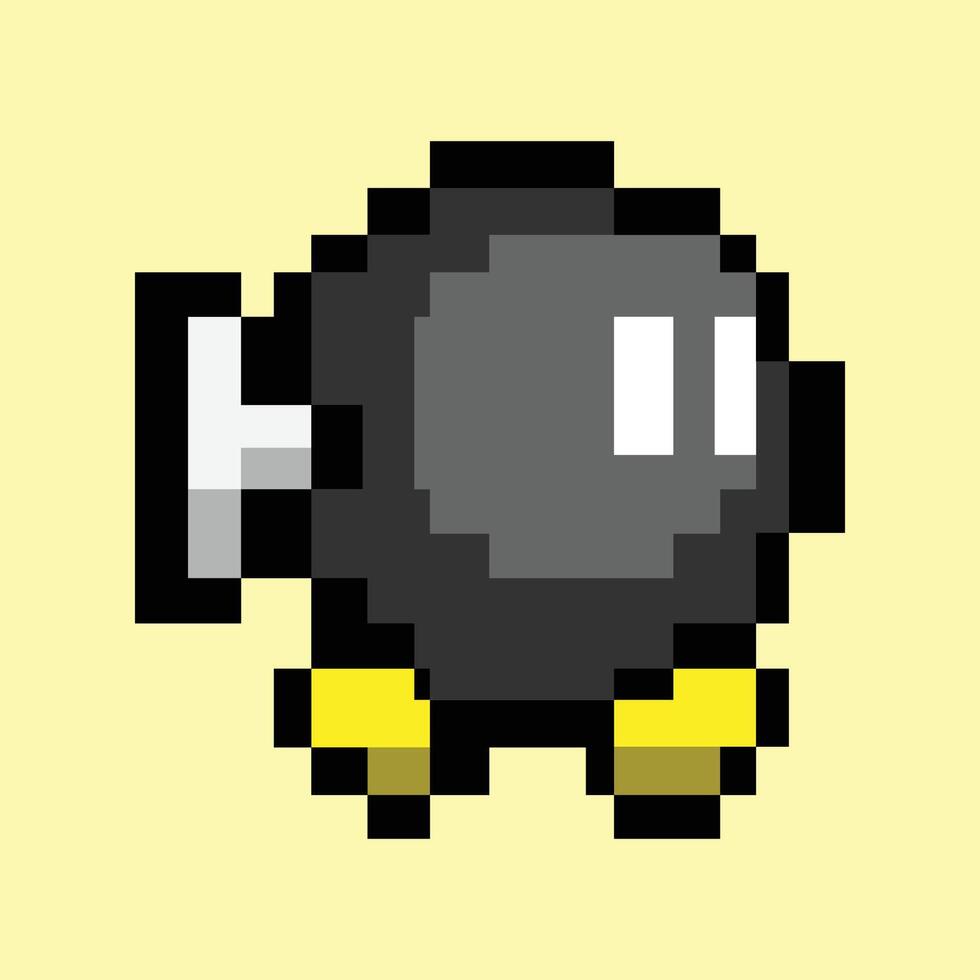 Bobomb Game Pixelation vector