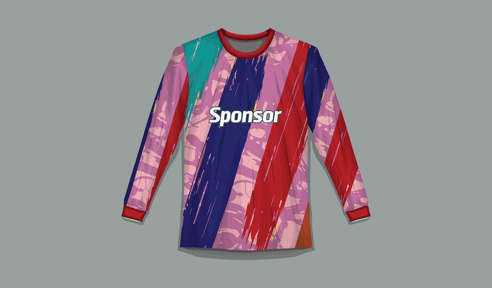 largo manga camiseta Deportes textura antecedentes para fútbol jersey cuesta abajo ciclismo fútbol americano juego de azar vector