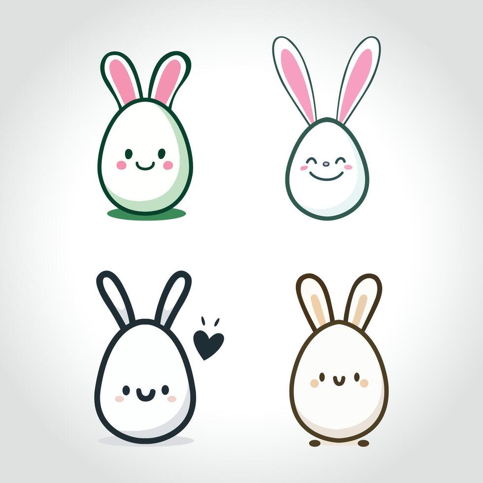 Easter Egg Hunt Vector illustration