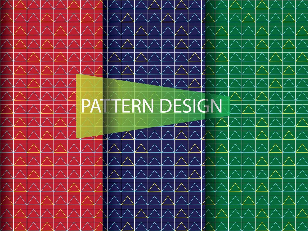 Geometric shape pattern design vector