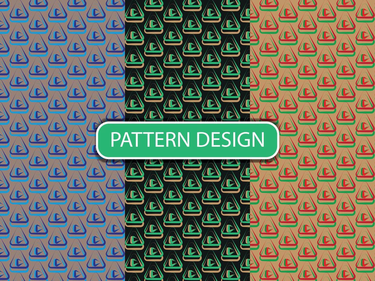 Geometric shape pattern design vector