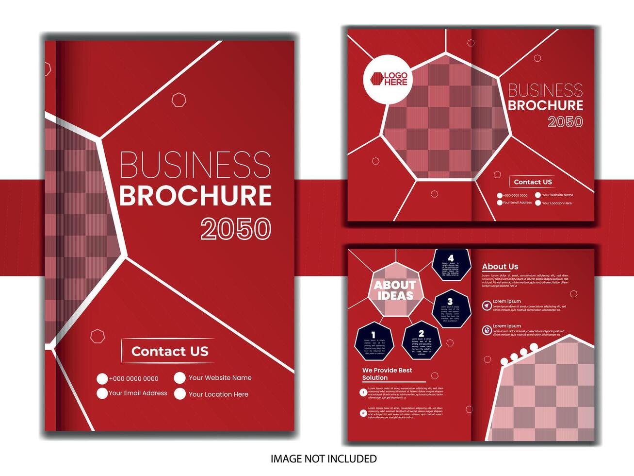 Corporate business brochure,catalog template vector