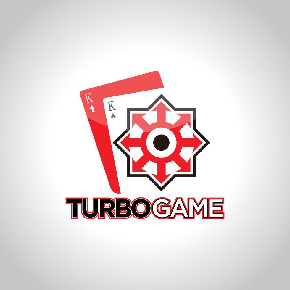 turbo póker juego modelo diseño inspiración vector