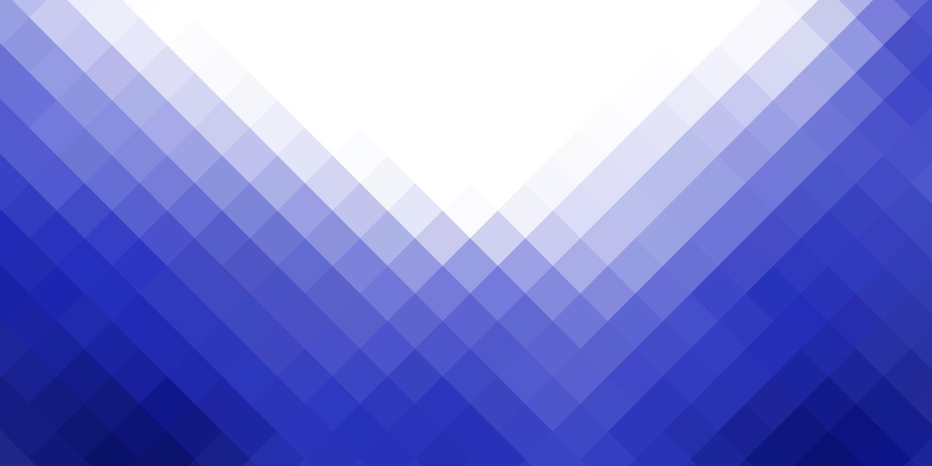 abstract blue and white pixelation background vector