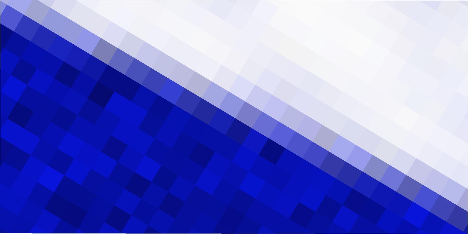 abstract blue and white pixelation background vector