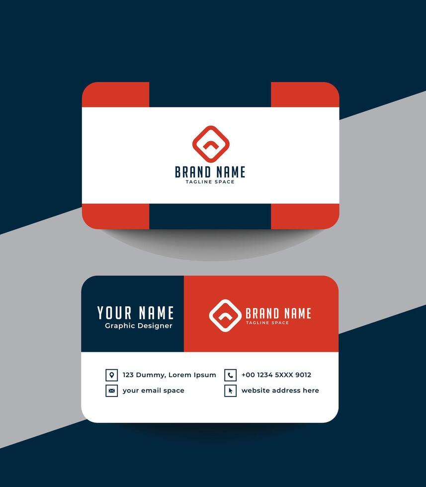 Vector Modern Creative and Clean Business Card Template